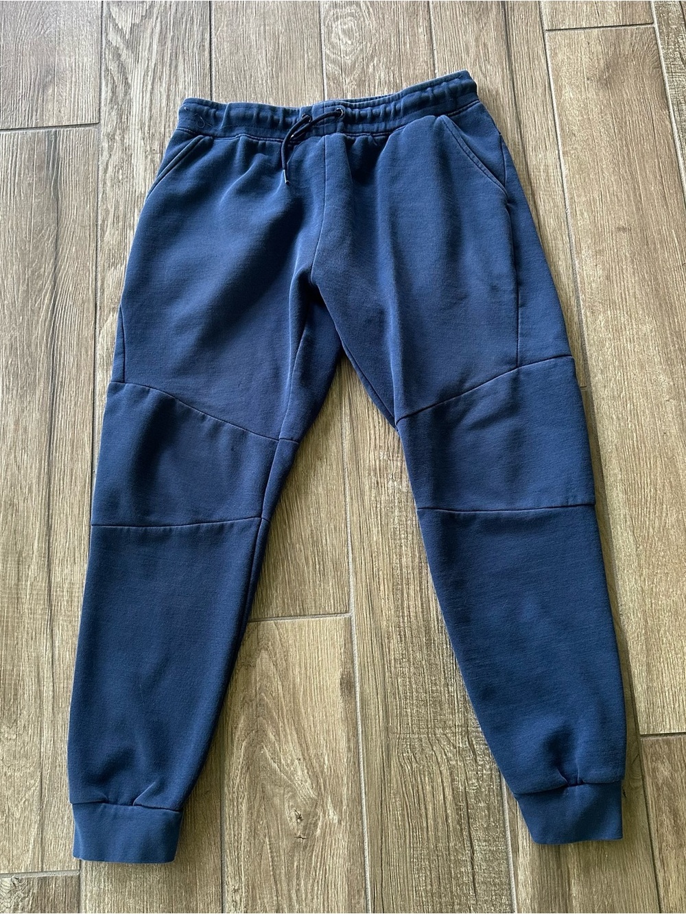 YoungLA Navy Blue Sweatpants Joggers size Large- flawed